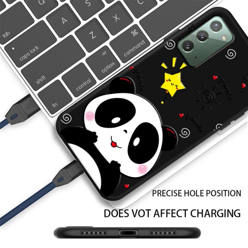 Coque Samsung Galaxy Note 20 Étoile Panda