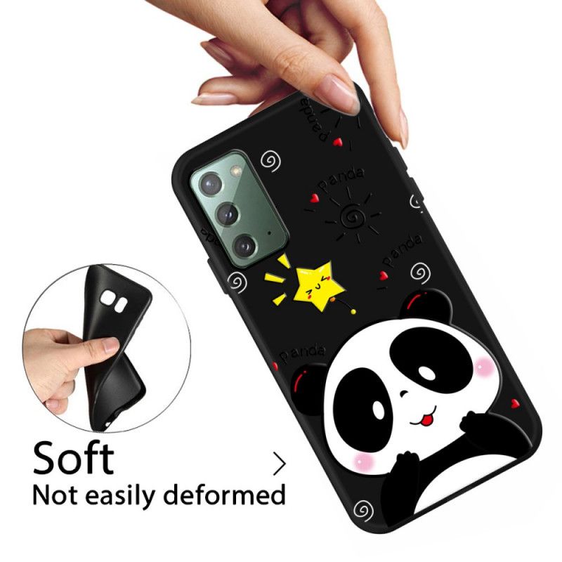 Coque Samsung Galaxy Note 20 Étoile Panda