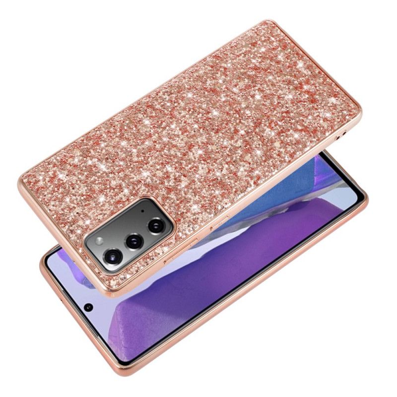 Coque Samsung Galaxy Note 20 Je Suis Paillettes