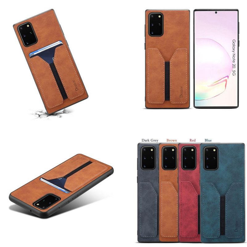 Coque Samsung Galaxy Note 20 Porte Cartes Élastique Denior