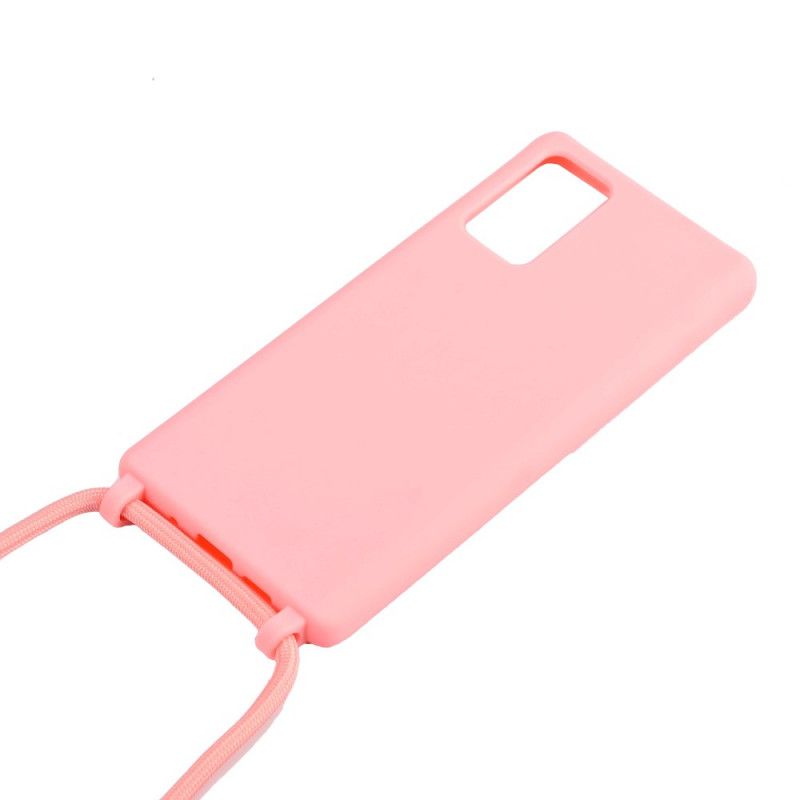 Coque Samsung Galaxy Note 20 Silicone Et Cordon