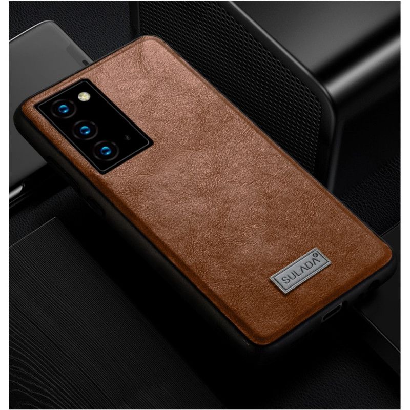 Coque Samsung Galaxy Note 20 Sulada Effet Cuir