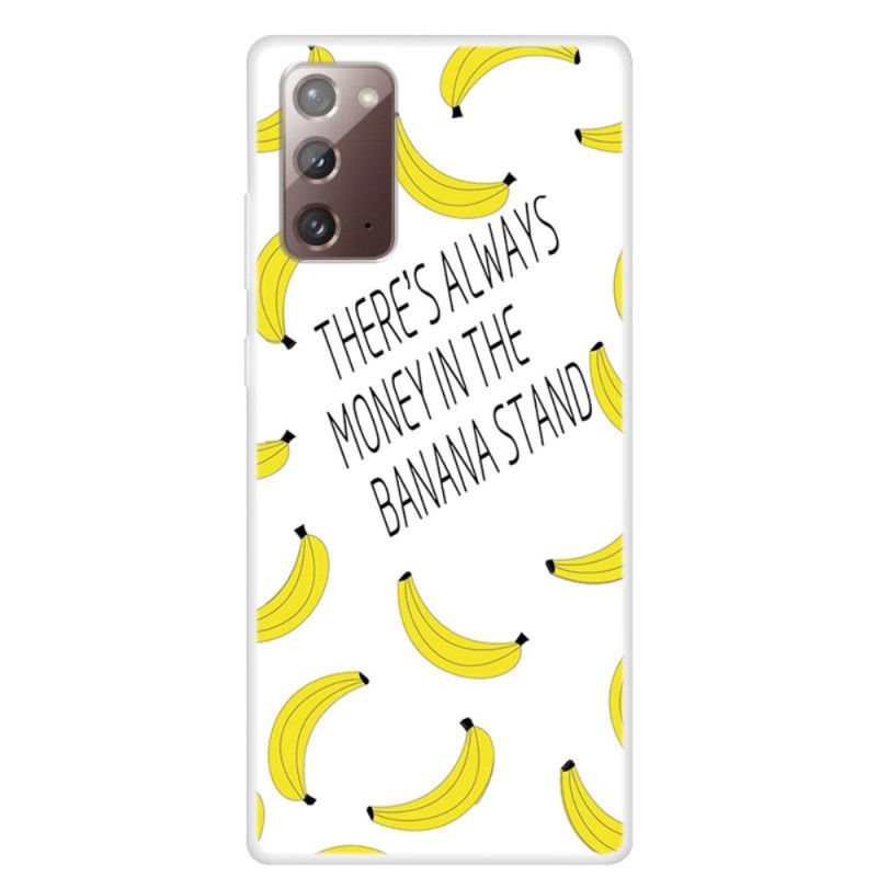 Coque Samsung Galaxy Note 20 Transparente Banana Money