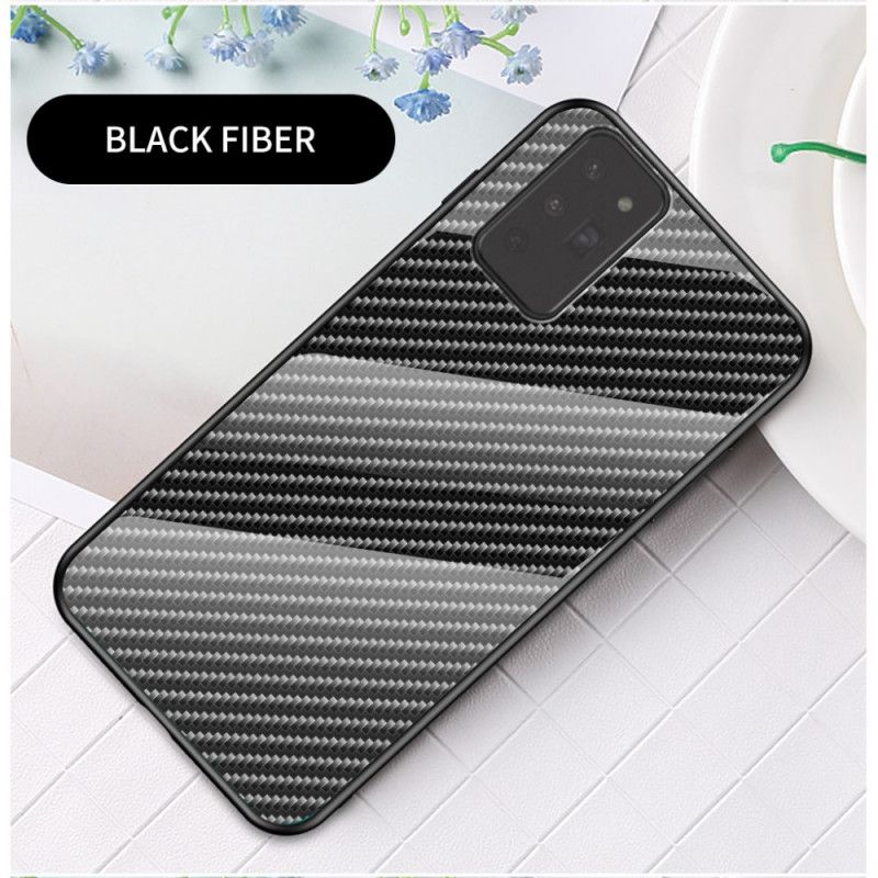 Coque Samsung Galaxy Note 20 Verre Trempé Fibre Carbone