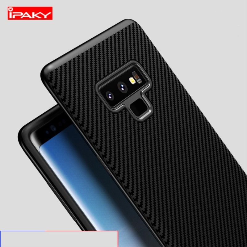 Coque Samsung Galaxy Note 9 Ipaky Fibre Carbone