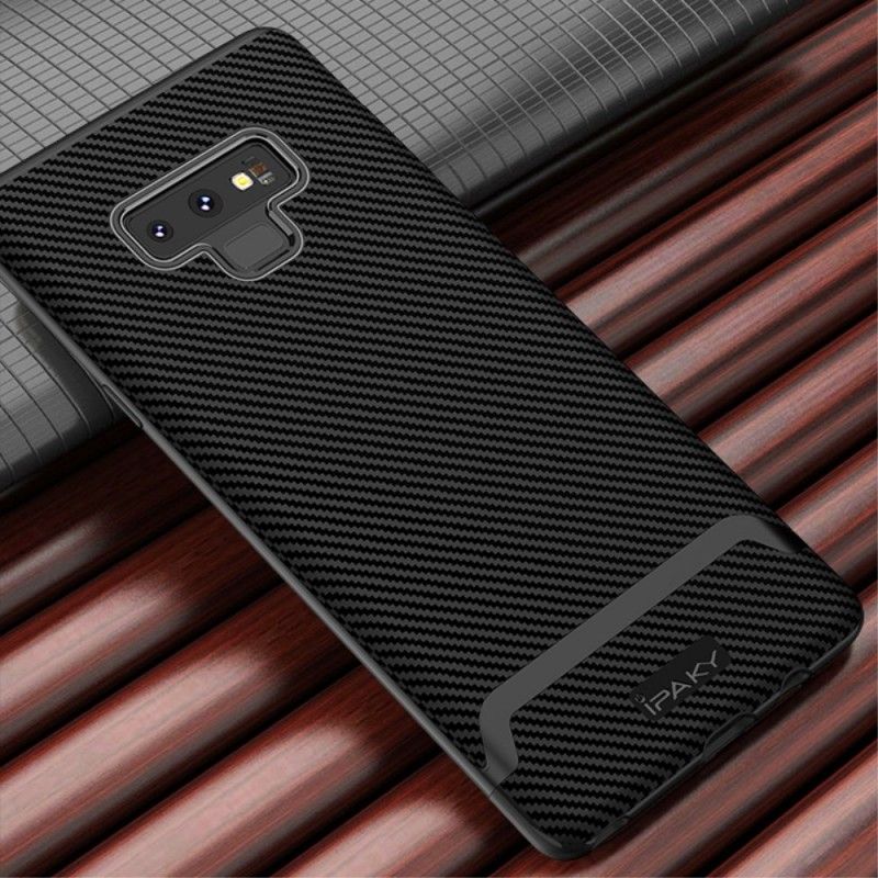 Coque Samsung Galaxy Note 9 Ipaky Fibre Carbone