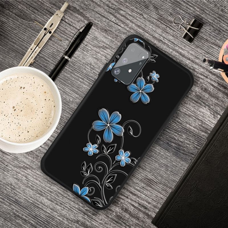 Coque Samsung Galaxy S10 Lite Fleurs Bleues