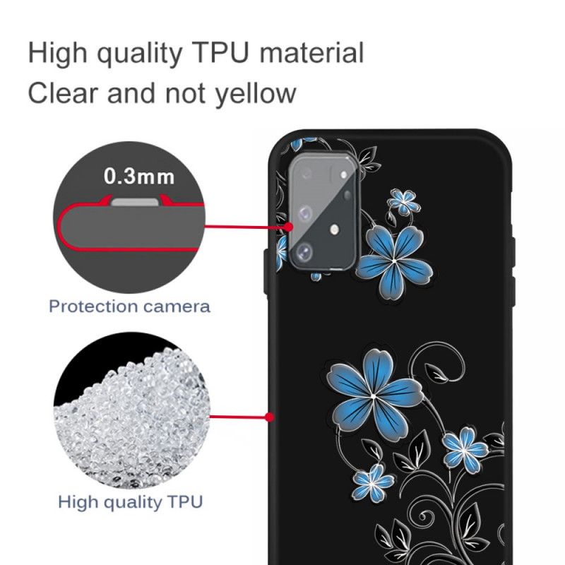 Coque Samsung Galaxy S10 Lite Fleurs Bleues