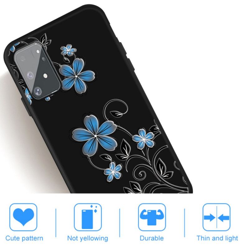 Coque Samsung Galaxy S10 Lite Fleurs Bleues