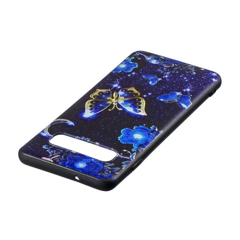 Coque Samsung Galaxy S10 Plus Papillon D'or