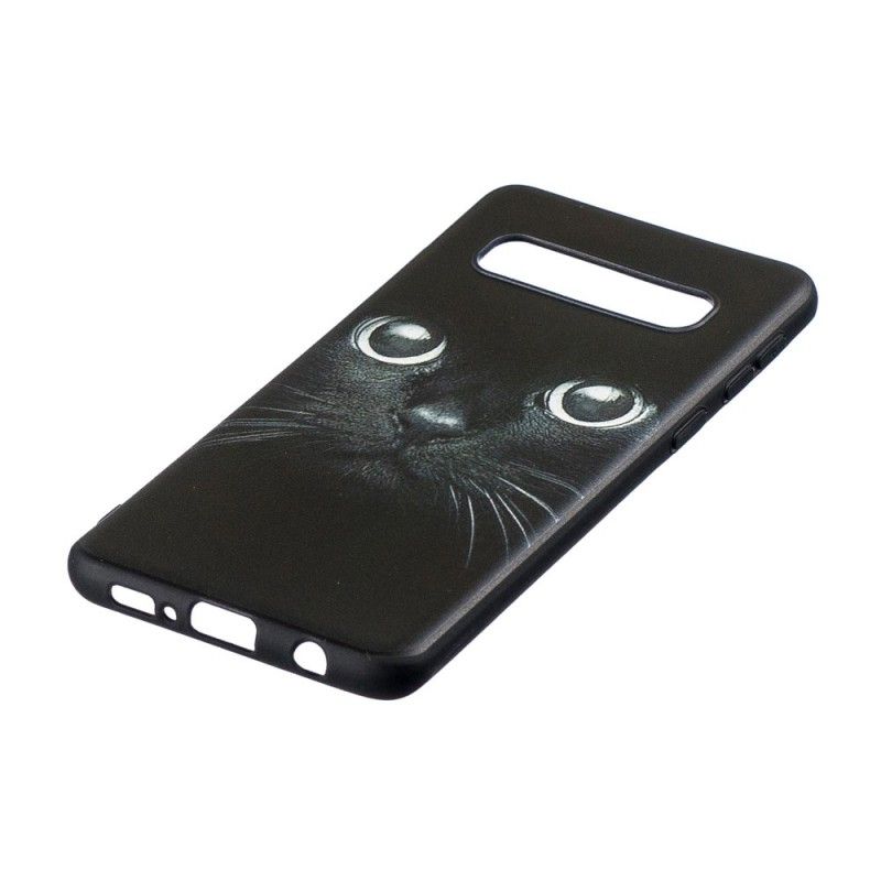 Coque Samsung Galaxy S10 Plus Yeux De Chat