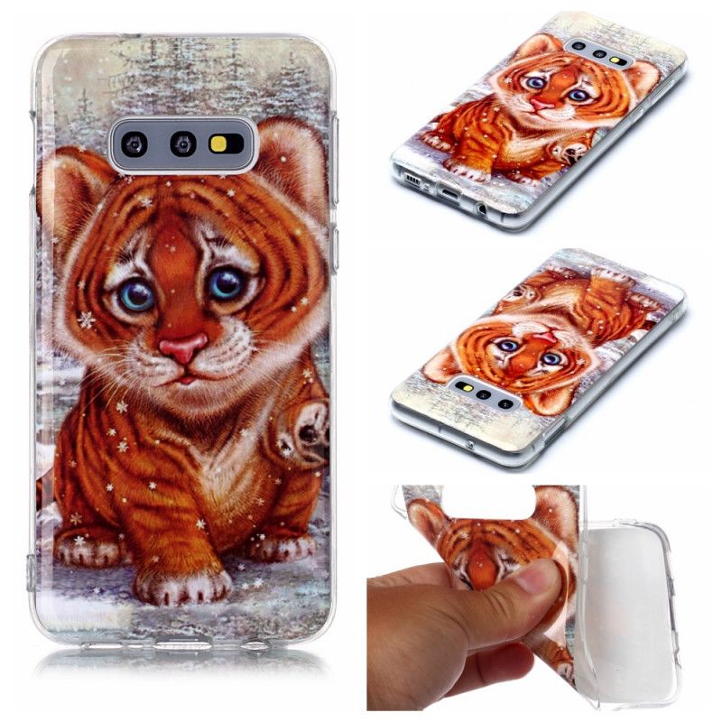 Coque Samsung Galaxy S10e Bébé Tigre