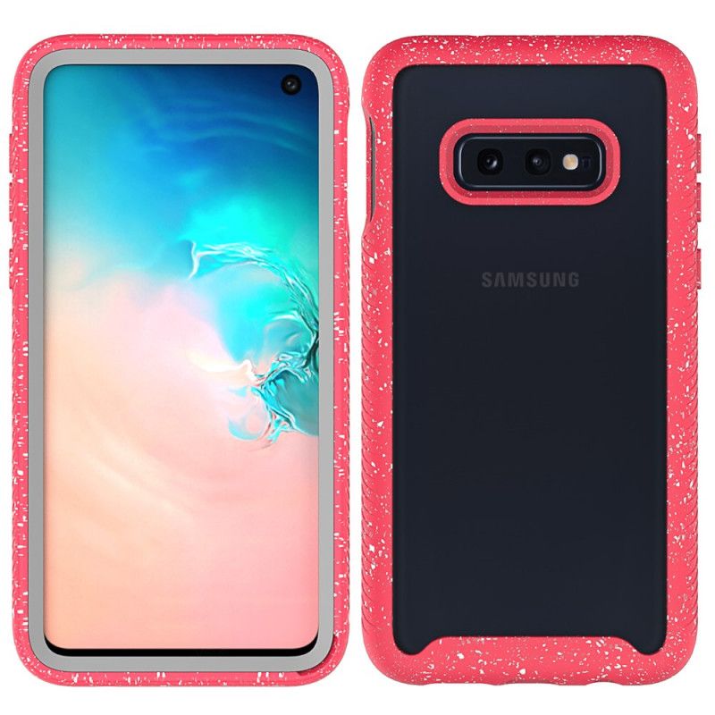 Coque Samsung Galaxy S10e Conception Rebords Paillettes