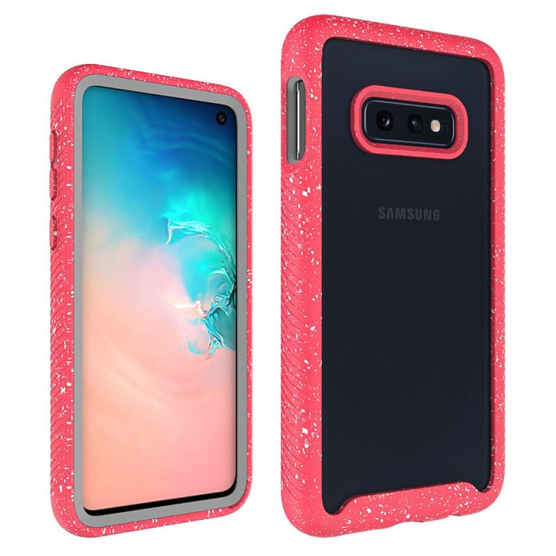 Coque Samsung Galaxy S10e Conception Rebords Paillettes