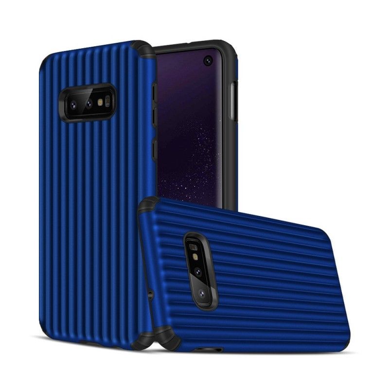 Coque Samsung Galaxy S10e Suitcase Fibre Carbone