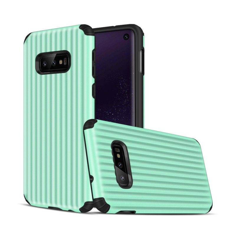 Coque Samsung Galaxy S10e Suitcase Fibre Carbone