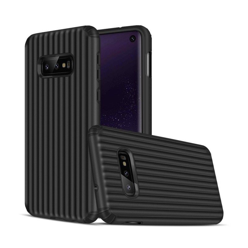 Coque Samsung Galaxy S10e Suitcase Fibre Carbone