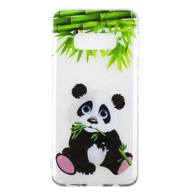 Coque Samsung Galaxy S10e Transparente Panda Eat