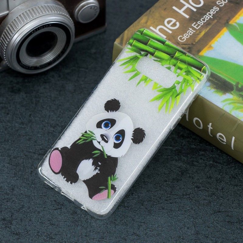 Coque Samsung Galaxy S10e Transparente Panda Eat