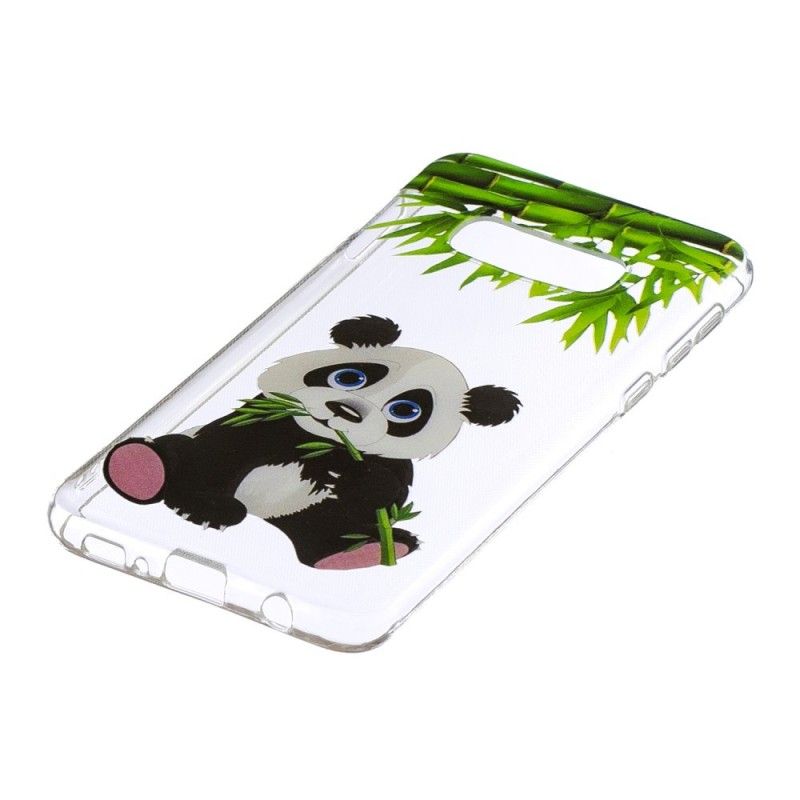 Coque Samsung Galaxy S10e Transparente Panda Eat