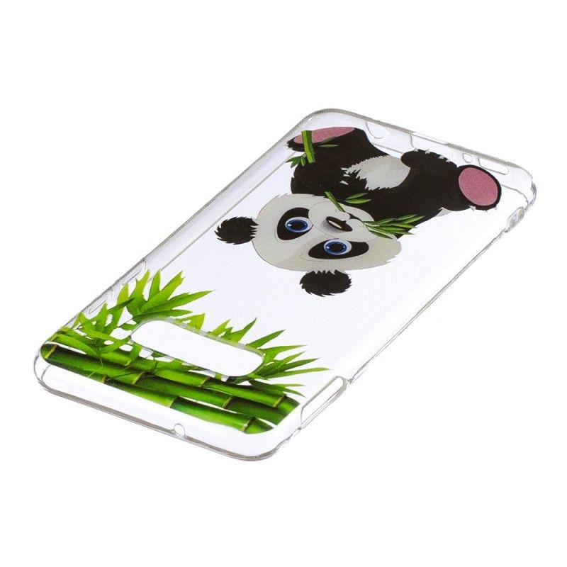 Coque Samsung Galaxy S10e Transparente Panda Eat