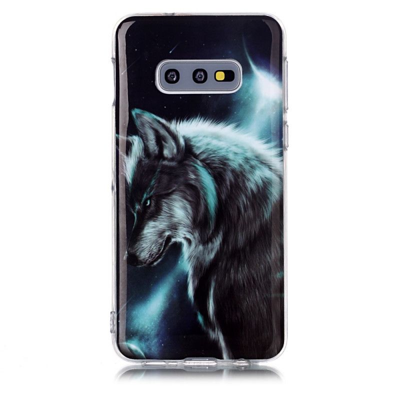 Coque Samsung Galaxy S10e Yeux De Chat Roux