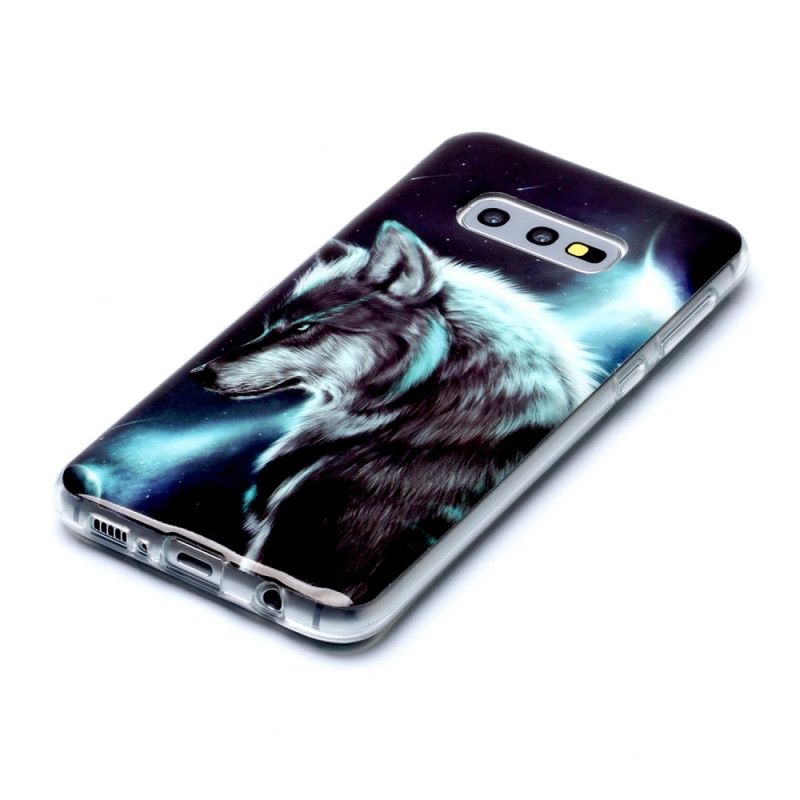 Coque Samsung Galaxy S10e Yeux De Chat Roux