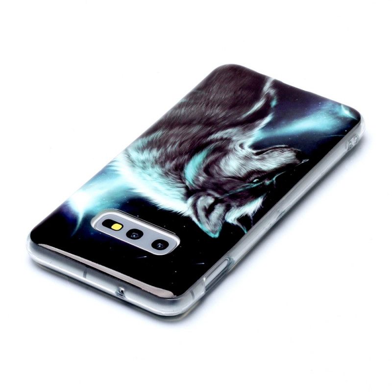 Coque Samsung Galaxy S10e Yeux De Chat Roux