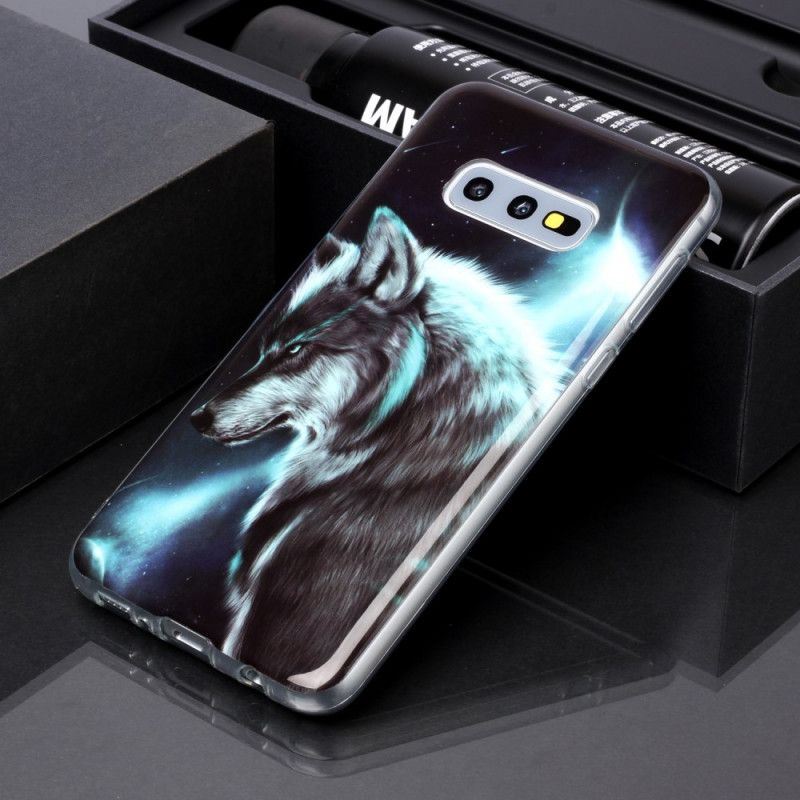 Coque Samsung Galaxy S10e Yeux De Chat Roux