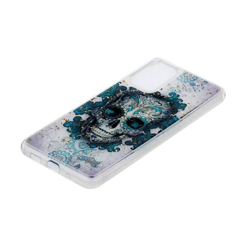 Coque Samsung Galaxy S20 Ultra Tête De Mort Bleue