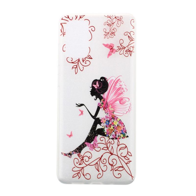 Coque Samsung Galaxy S20 Ultra Transparente Fée Fleurie