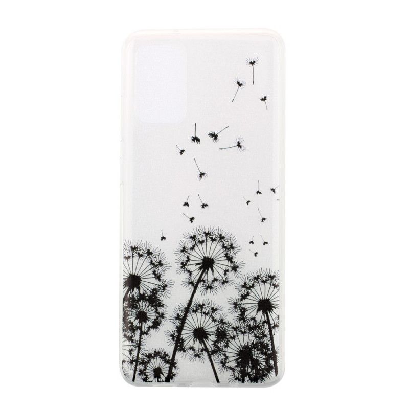 Coque Samsung Galaxy S20 Ultra Transparente Pissenlits Noirs