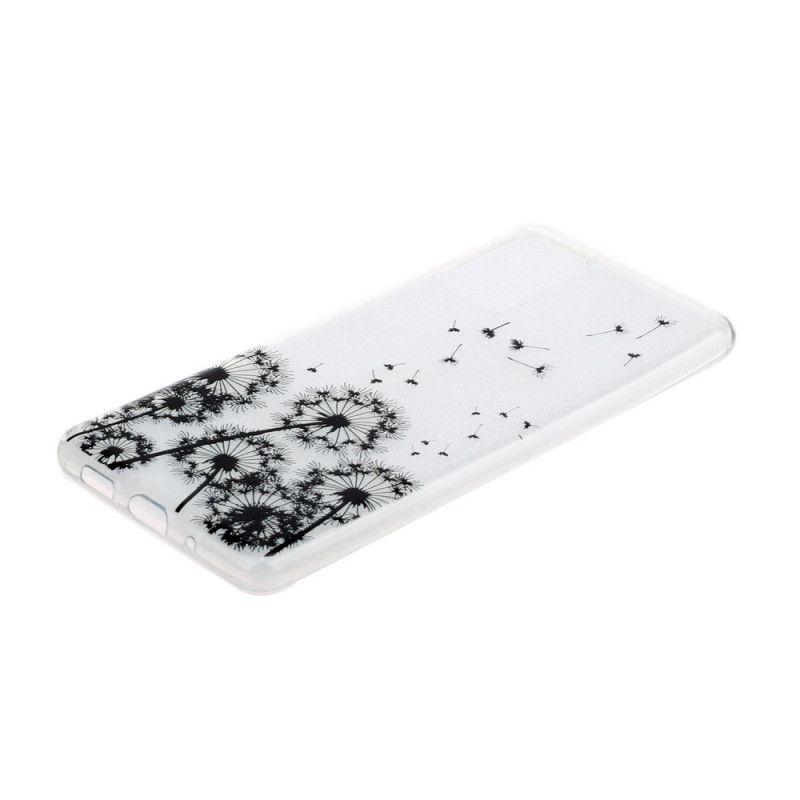 Coque Samsung Galaxy S20 Ultra Transparente Pissenlits Noirs