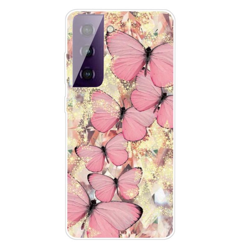 Coque Samsung Galaxy S21 5g Beaux Papillons