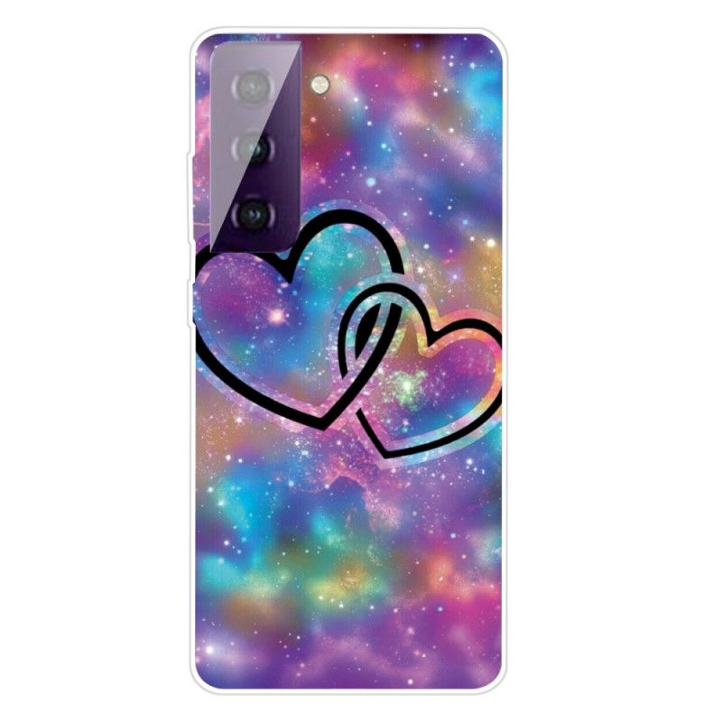 Coque Samsung Galaxy S21 5g Coeurs Enchaînés