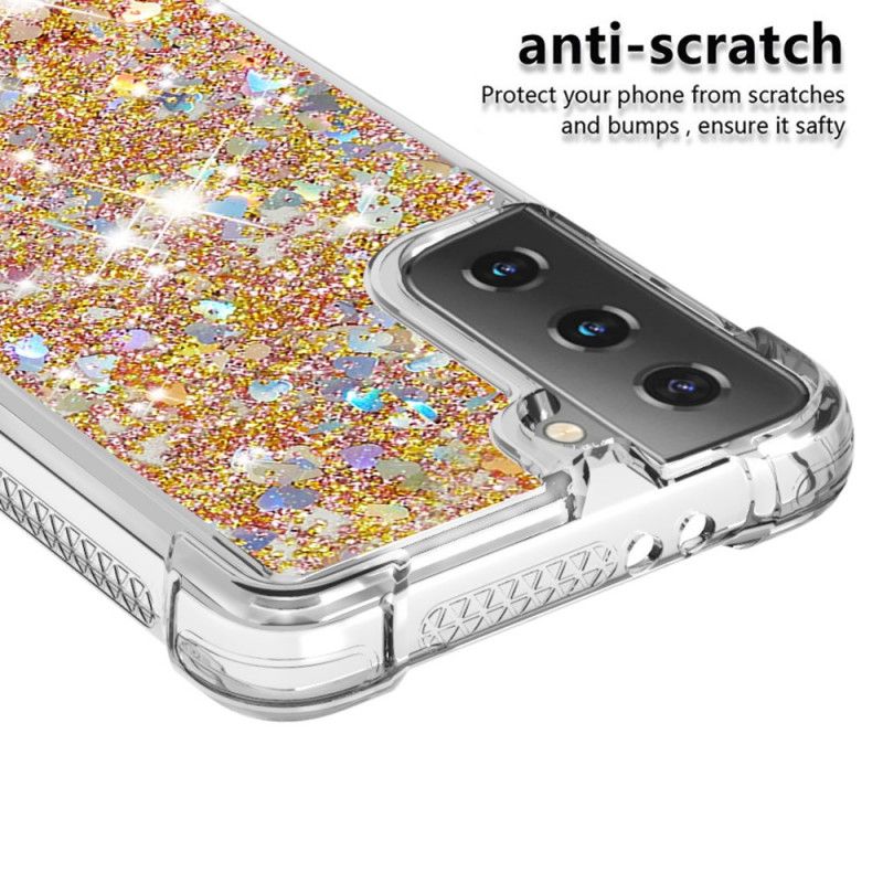 Coque Samsung Galaxy S21 5g Désires Paillettes