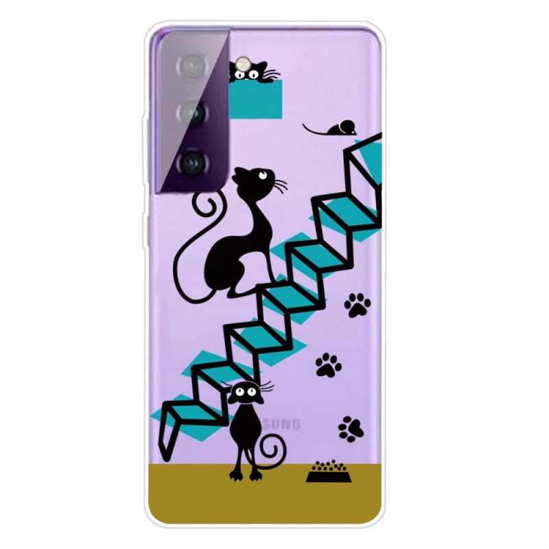 Coque Samsung Galaxy S21 5g Drôles De Chats