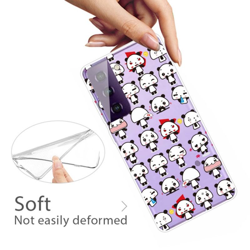 Coque Samsung Galaxy S21 5g Transparente Funny Pandas