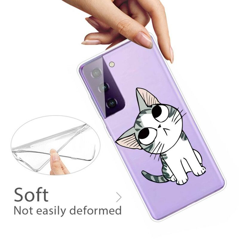 Coque Samsung Galaxy S21 FE Charmant Chat