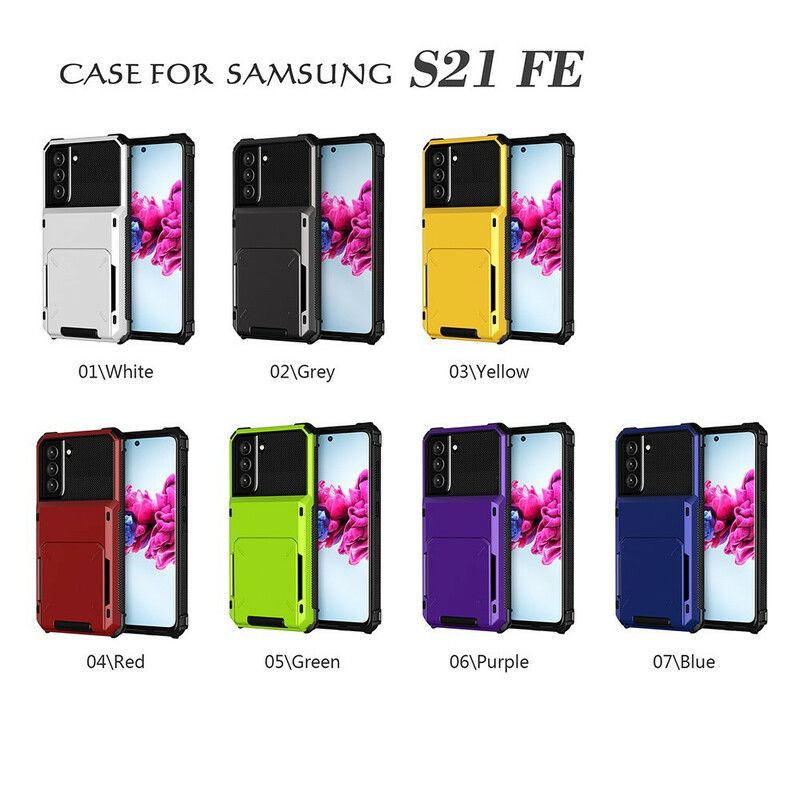 Coque Samsung Galaxy S21 FE Porte-carte Style Flip