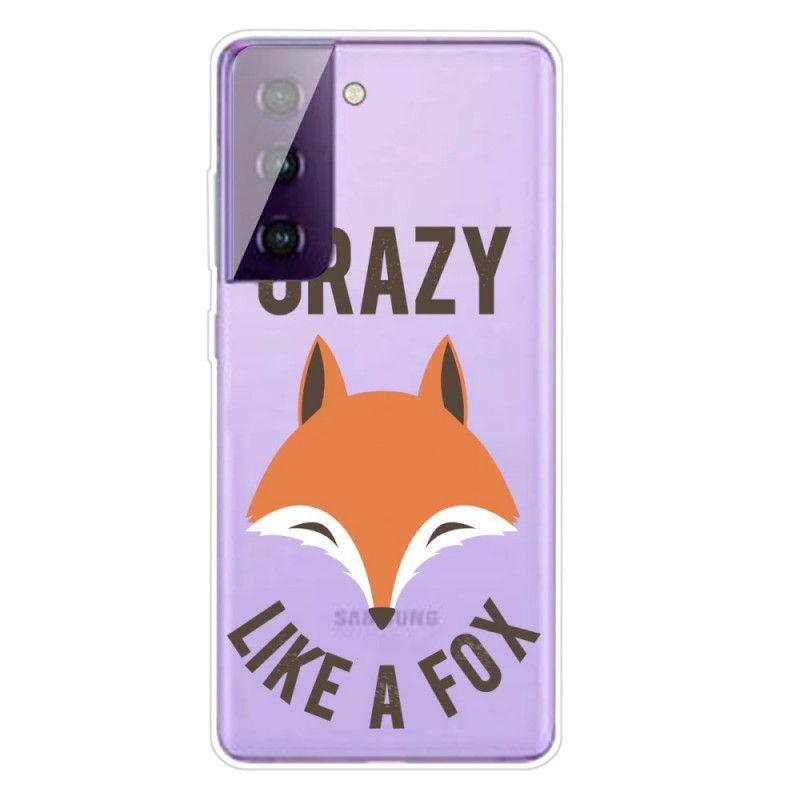 Coque Samsung Galaxy S21 Renard / Crazy Like A Fox