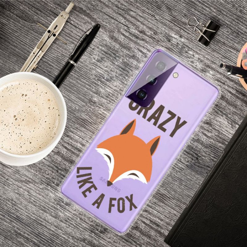 Coque Samsung Galaxy S21 Renard / Crazy Like A Fox