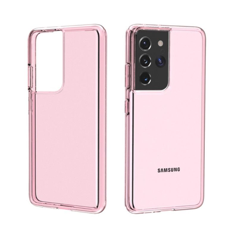 Coque Samsung Galaxy S21 Ultra 5g Colorée Transparente