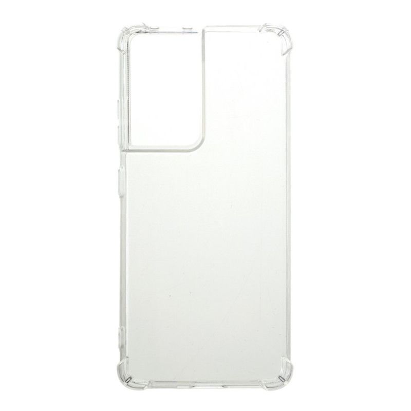 Coque Samsung Galaxy S21 Ultra 5g Transparente Coins Renforcés