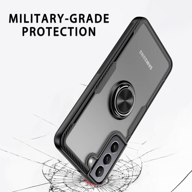 Coque Samsung Galaxy S22 5G Anneau-Support Élégance