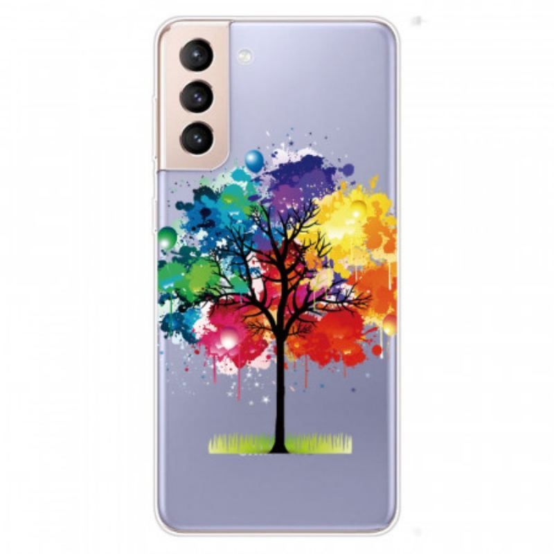 Coque Samsung Galaxy S22 5G Arbre Aquarelle