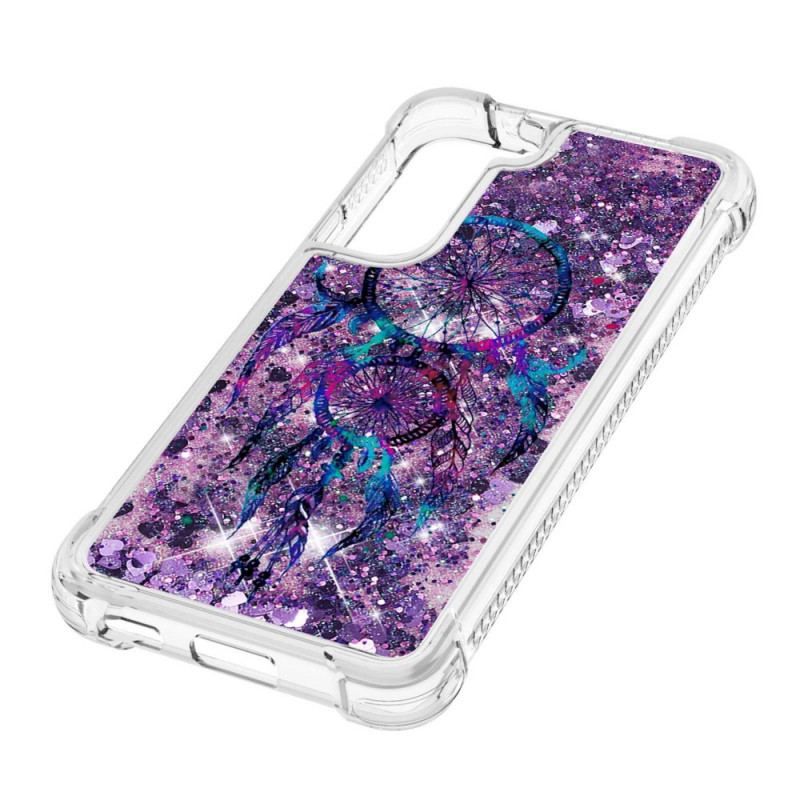 Coque Samsung Galaxy S22 5G Attrape Rêves Paillettes