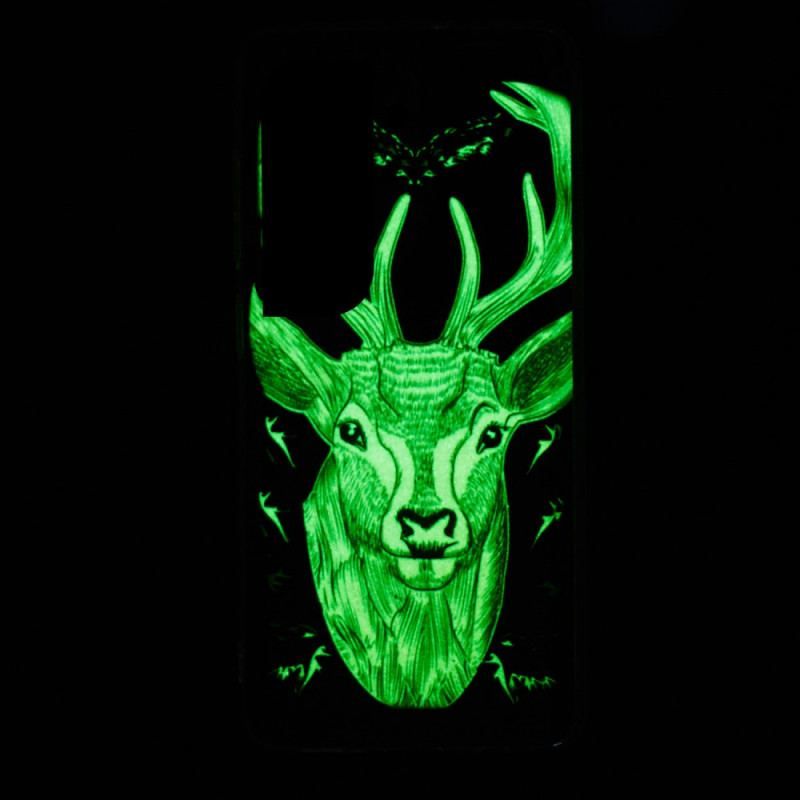 Coque Samsung Galaxy S22 5G Cerf Majestueux Fluorescente