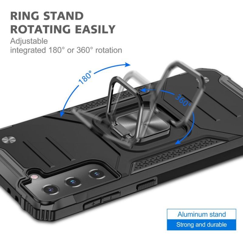 Coque Samsung Galaxy S22 5G Détachable Anneau-Support