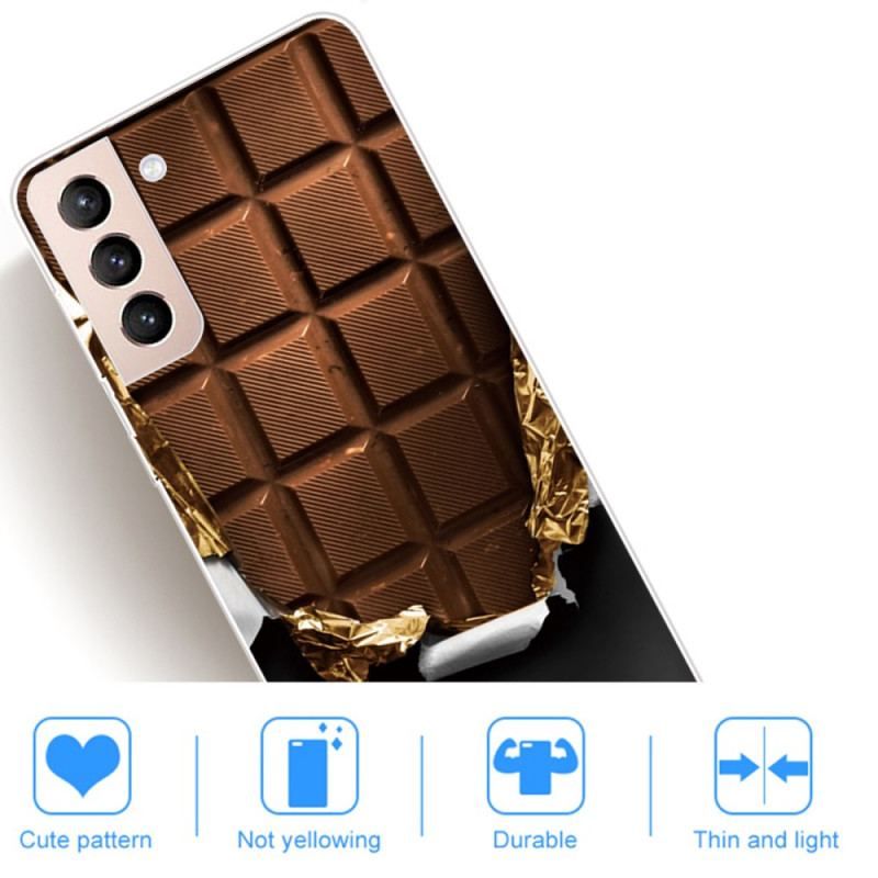 Coque Samsung Galaxy S22 5G Flexible Chocolat